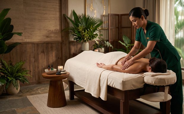 Body Massage in Puducherry at Green Leaf Spa