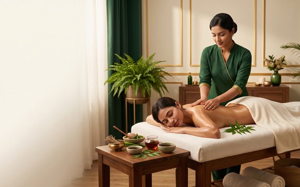 Herbal Oil Massage in Puducherry